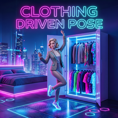 Clothing Driven Pose