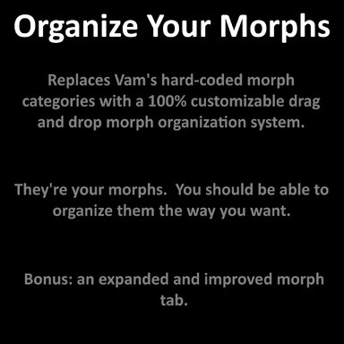 Organize Your Morphs