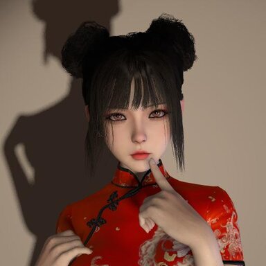 Ancient Chinese Female Er-Li Cosplay