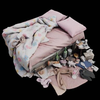 cute lazy bed