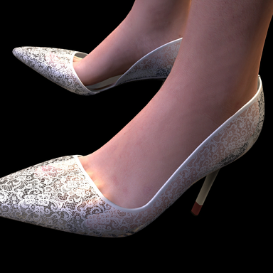 Lace High Heels