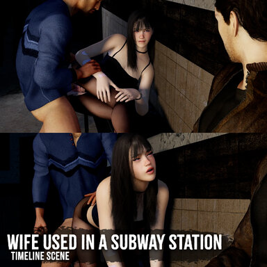 Wife Used In a Subway Station