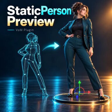 [Static Person Preview]Create a frozen duplicate of the character.