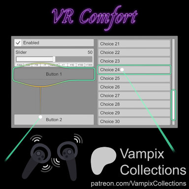 VR Comfort - Better VR Navigation: Steady Aim, Button Assist, Thumbstick Scrolling, Haptic Feedback