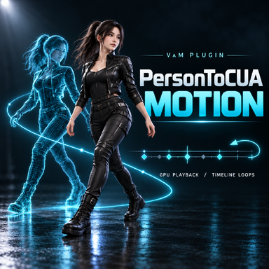 [PersonToCUA Motion ]Character Export, Animation Recording & Playback