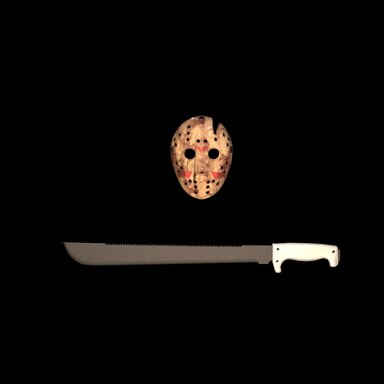 Jason Mask and Machete