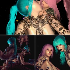Broken 3some Lapdance