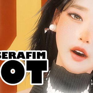 226. LE SSERAFIM(르세라핌) HOT [4K MMD]