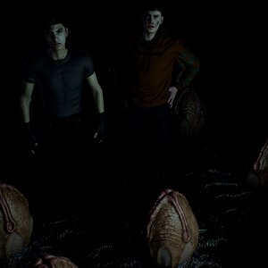 Tyler and Bjorn from Alien: Romulus