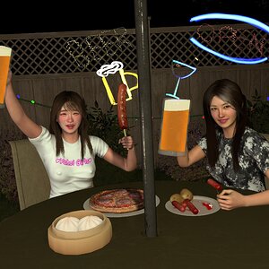 beer garden