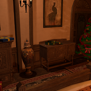 Christmas aesthetics ( Tifa Lockhart / Cloud Strife ) ( 50 animated )