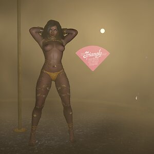 Sanit dances at the Triangle Club