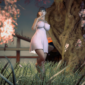 Tsukiko at Home