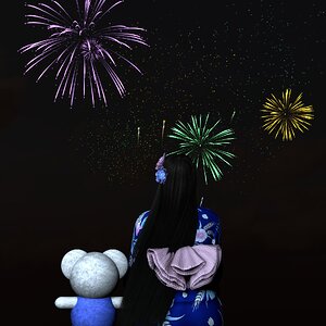 Farger Beach Fireworks Display