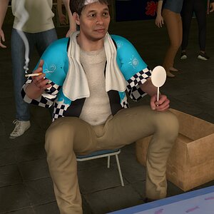 Teku-san, the Goldfish Scooping Vendor