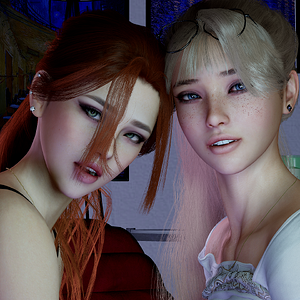 The young women are having a good time.